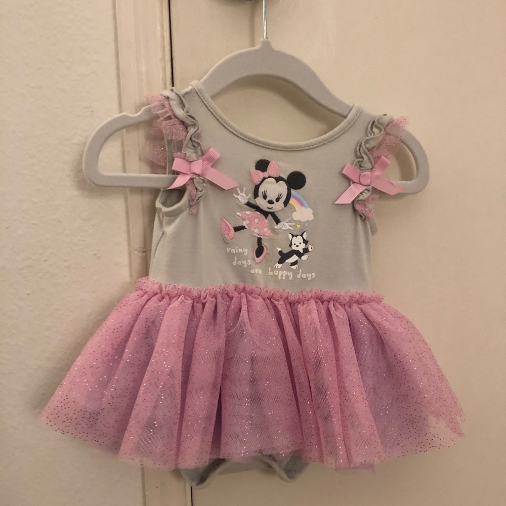 Disney Baby girls Minnie tutu bodysuit 0-3m